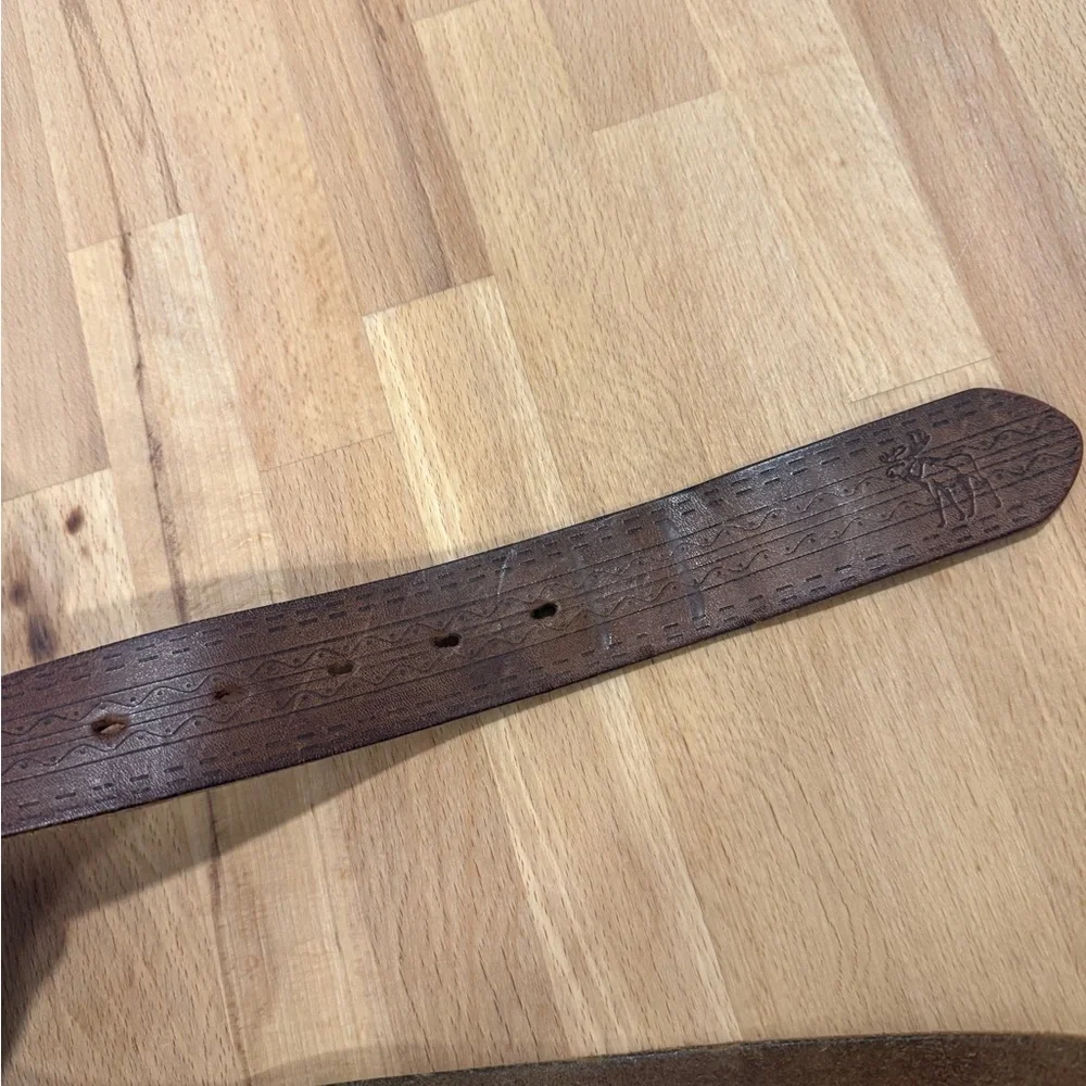 Abercrombie Vintage Leather Belt 35”